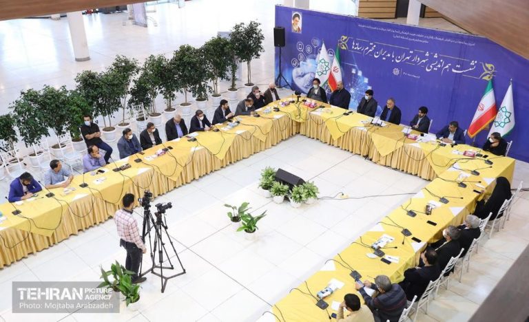 دیدار شهردار تهران و مدیران رسانه‌ها