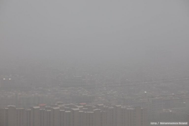 آلودگی و ریزگردها در تهران