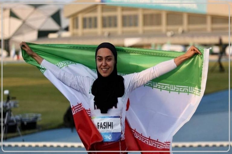 تشکر فرزانه فصیحی از گزارشگر ایران اینترنشنال و اعتراض به عدم پخش مسابقه اش از صداوسیما