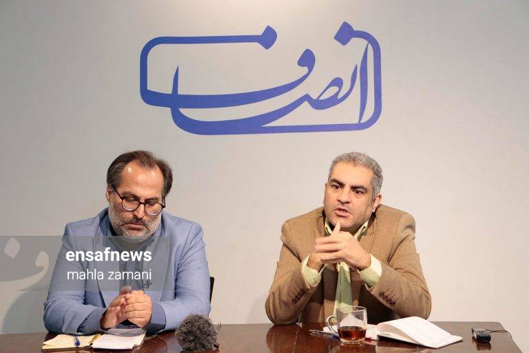 مناظره محمدجواد روح و دانیال معمار در دفتر انصاف نیوز