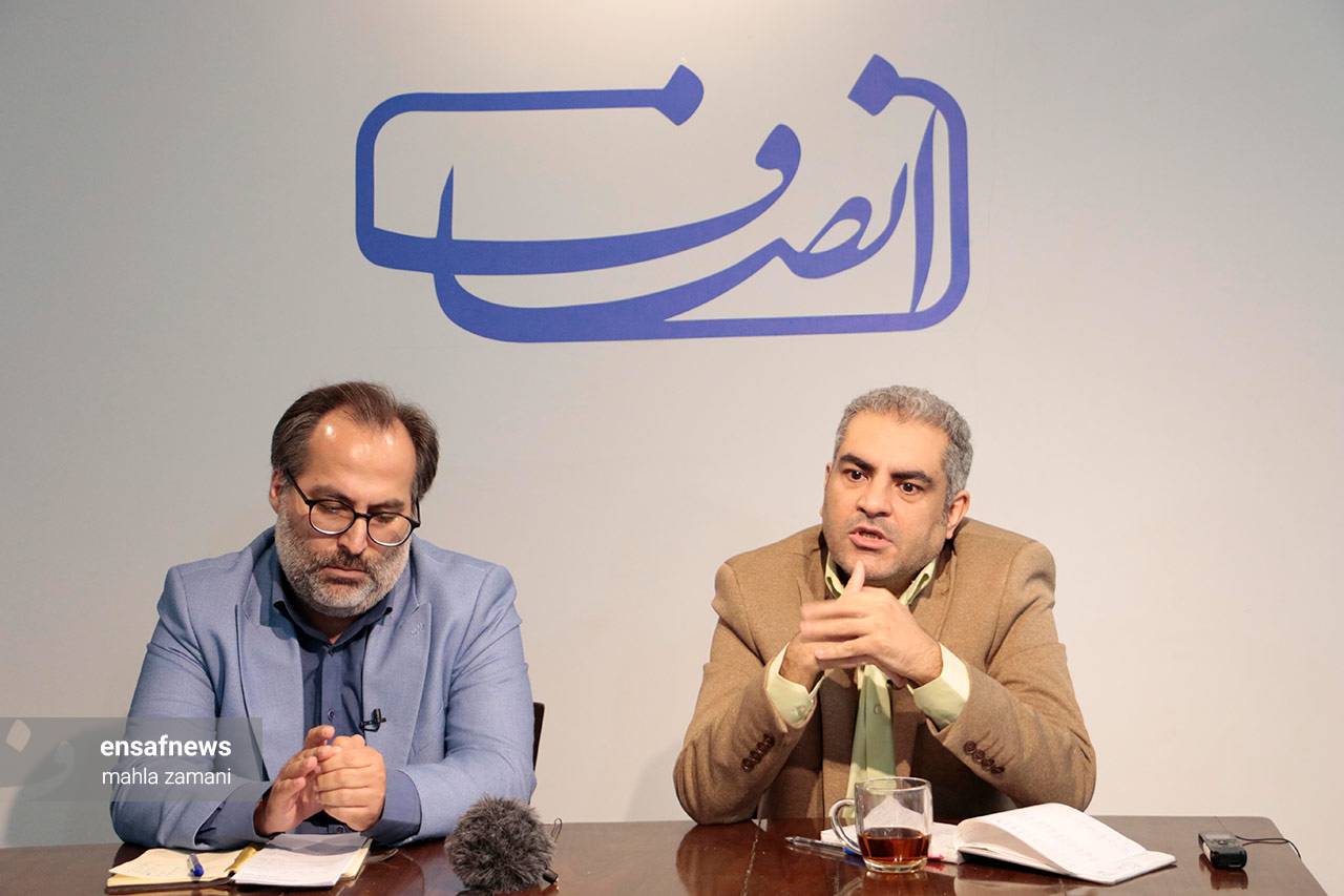 مناظره محمدجواد روح و دانیال معمار در دفتر انصاف نیوز