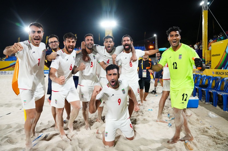 پخش زنده فوتبال ساحلی ایران و ژاپن 6 فروردین 1402 | فینال قهرمانی آسیا