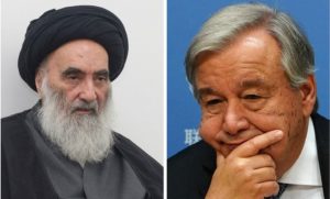 نامه دبیرکل سازمان ملل به آیت‌الله سیستانی: مصمم به مبارزه با نفرت‌پراکنی دینی هستیم
