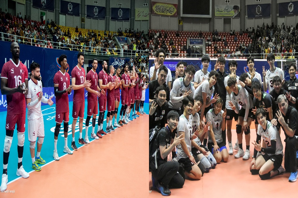 پخش زنده والیبال ژاپن و قطر 3 شهریور 1402 | نیمه نهایی والیبال قهرمانی آسیا 2023