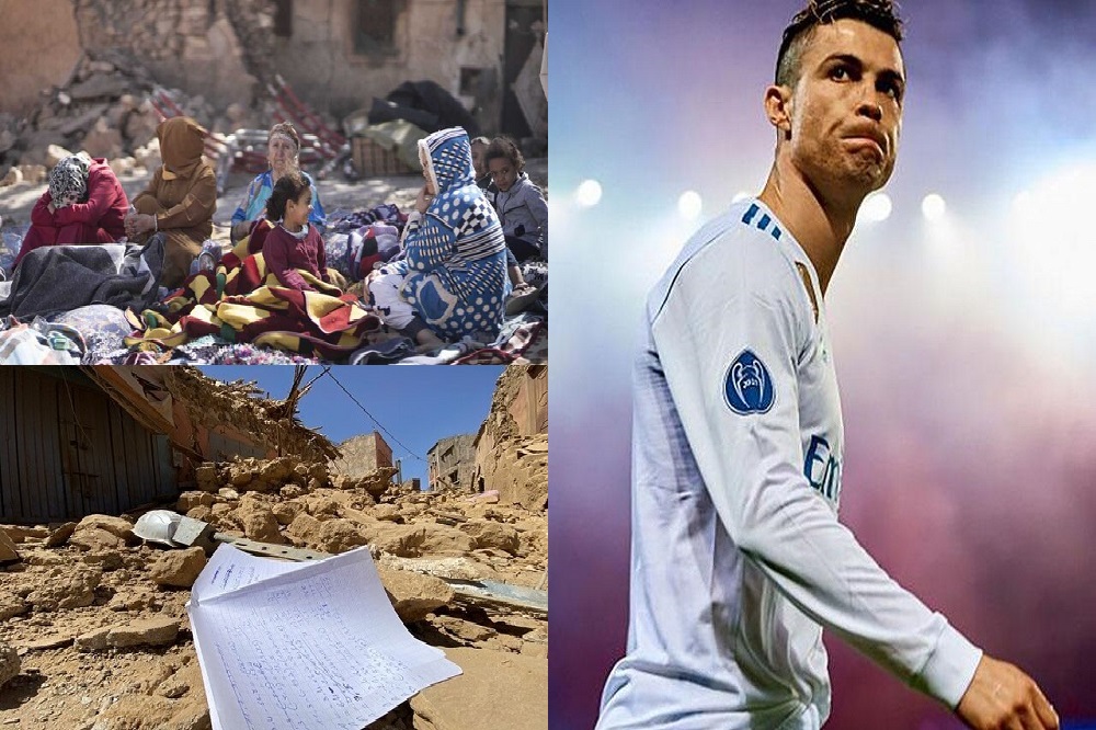 کمک بزرگ کریستیانو رونالدو به زلزله‌زدگان مراکش