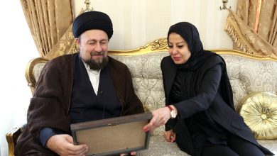 حضور حسن خمینی در منزل سفیر فلسطین در ایران [+تصاویر]