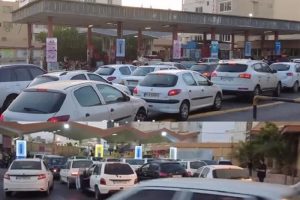 معطلی رانندگان بوشهری در صف‌های بنزین؛ درخواست یک رسانه برای پیگیری