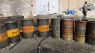 کشف مخزن حاوی ۱۲۰ هزار لیتر نفت کوره در نجف‌آباد