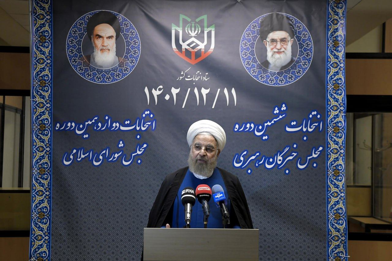 روحانی در کنفرانس خبری پس از ثبت نام: «فعلا» من بنای لیست خاصی ندارم