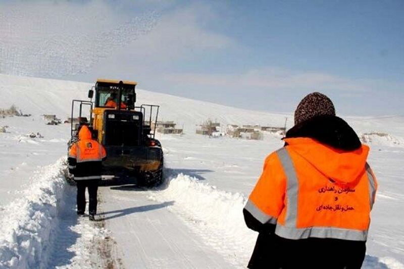 ۲۶راه روستایی مسدود شده از برف در قزوین بازگشایی شد