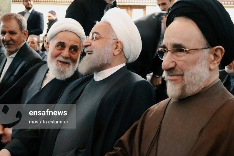 محمد خاتمی حسن روحانی ناطق نوری اسحاق جهانگیری