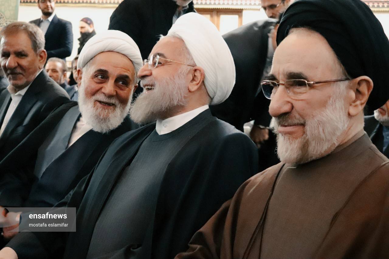 محمد خاتمی حسن روحانی ناطق نوری اسحاق جهانگیری