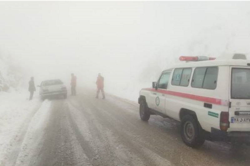 برف و کولاک در تکاب آذربایجان غربی