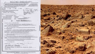 سند خرید زمین در کره مریخ توسط پروفسور حسابی