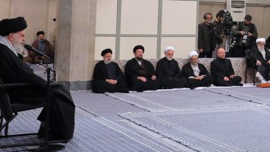 عکس | سیدحسن خمینی و سیدمجتبی خامنه‌ای در دیدار مسئولان نظام با رهبری