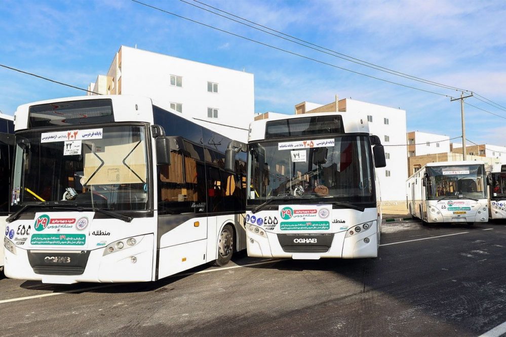 ورود ۴۱۰ اتوبوس‌ جدید به مشهد تا پایان سال