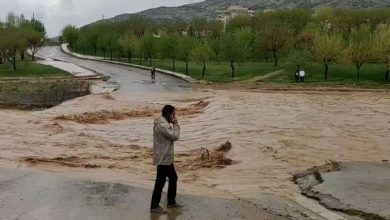 مسدود شدن راه ارتباطی ۵۵ روستای الیگودرز