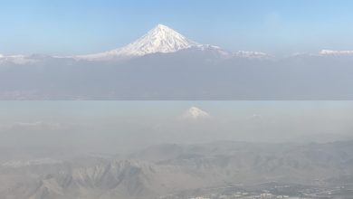 تهران غرق دود