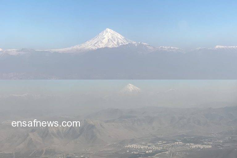 تهران غرق دود