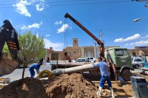 تکرار حادثه نشست زمین در بافت تاریخی یزد