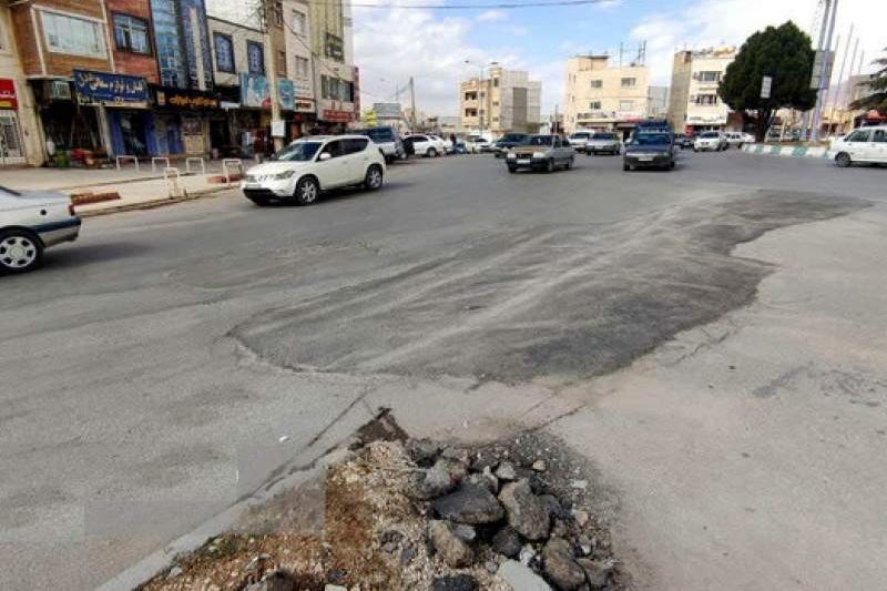 وضعیت بد خیابان‌ها در یاسوج