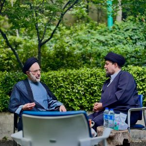 دیدار خاتمی و سیدحسن خمینی
