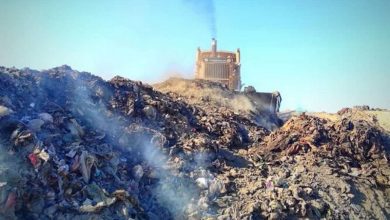 بوی نامطبوع پسماند در ورودی برازجان