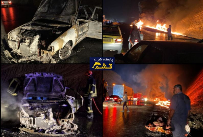 سوخت قاچاق، جرقهای برای آتشسوزی چهار خودرو