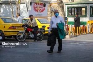 مشهد غرق در غبار | کیفیت هوای مشهد در وضعیت «اضطرار» است