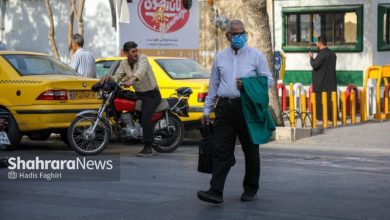 مشهد غرق در غبار | کیفیت هوای مشهد در وضعیت «اضطرار» است
