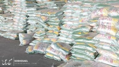 کشف ۵۰۰ تن برنج هندی احتکارشده در بندرعباس