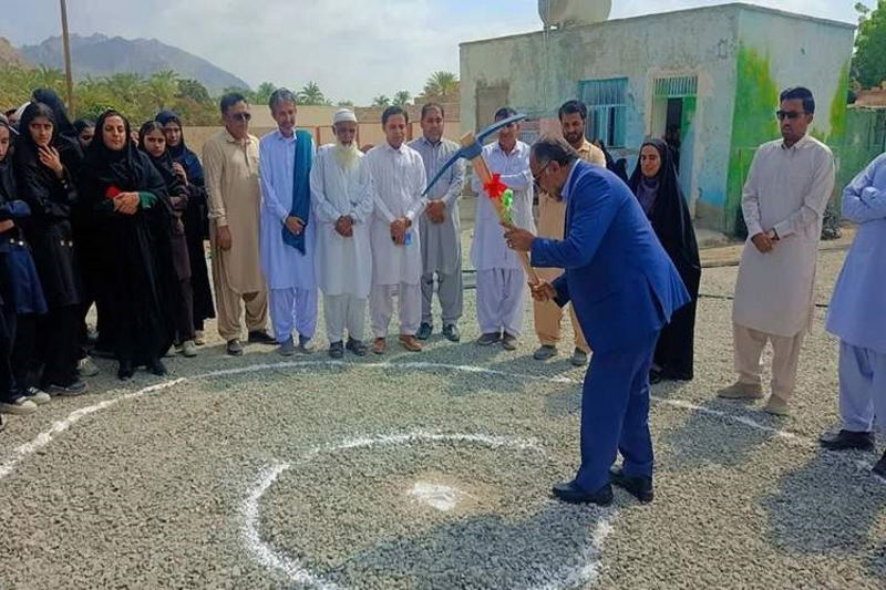 آغاز ساخت مدرسه ۶ کلاسه در نیکشهر سیستان و بلوچستان