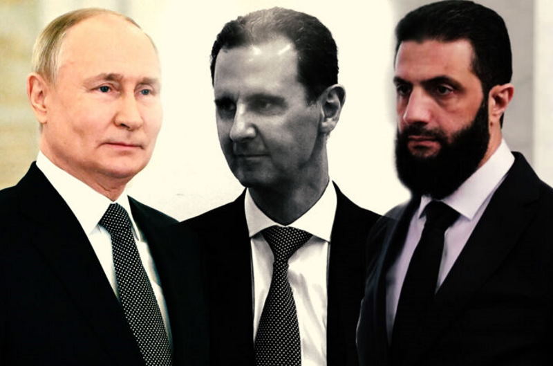 الشرع و اسد در روسیه