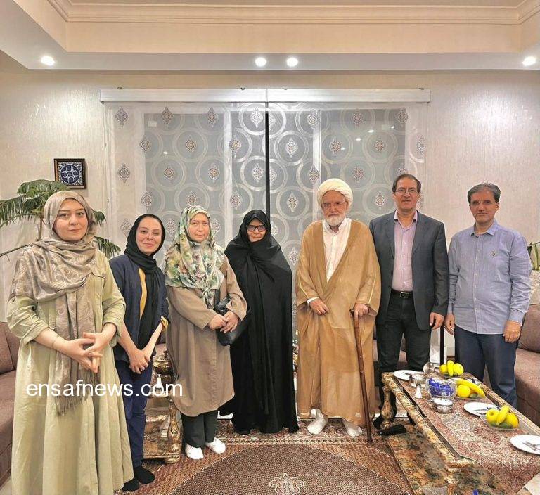 دیدار فرزندان موسوی با کروبی