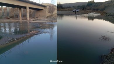 اعتراض مردم تکاب به رهاسازی آب سد الغدیر