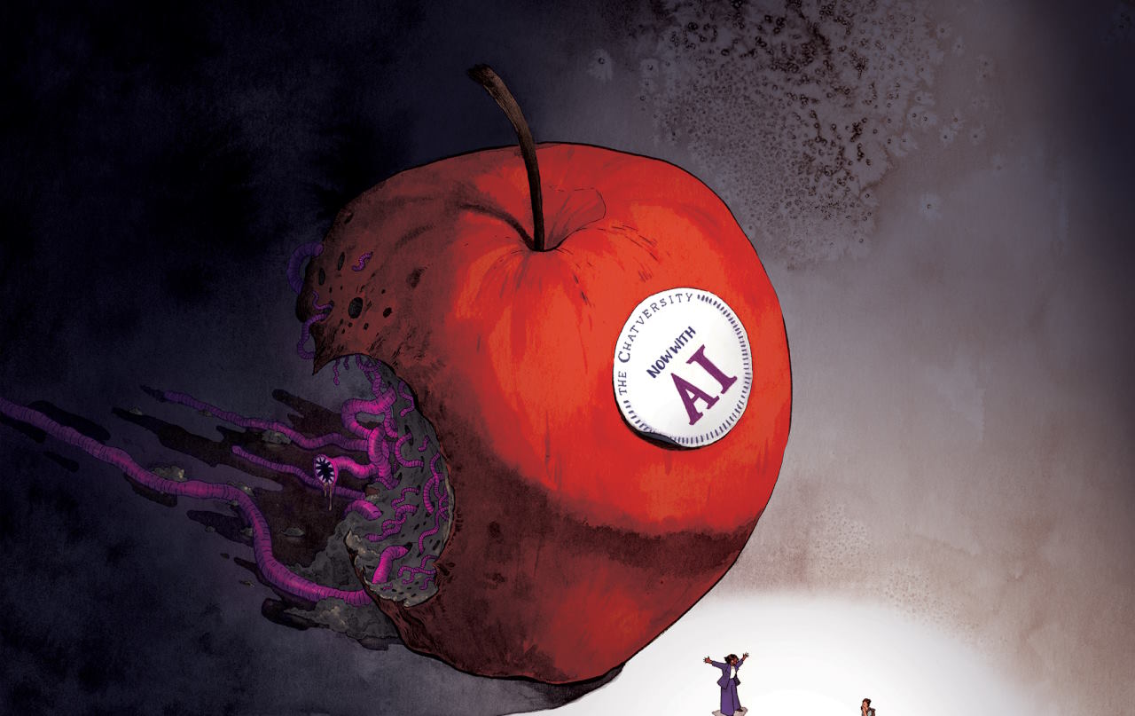 هوش مصنوعی در حال نابود کردن دانشگاه و خودِ یادگیری است