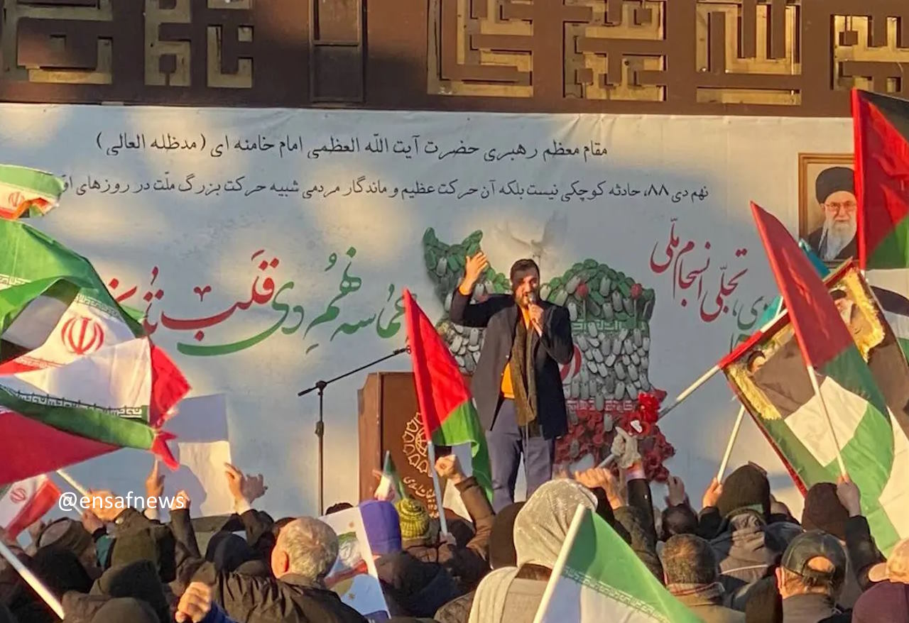 گزارشی از مراسم خلوت، پرشور و کوتاه ۹ دی ۰۴ | لعن اسرائیل بجای فتنه و فتنه‌گر