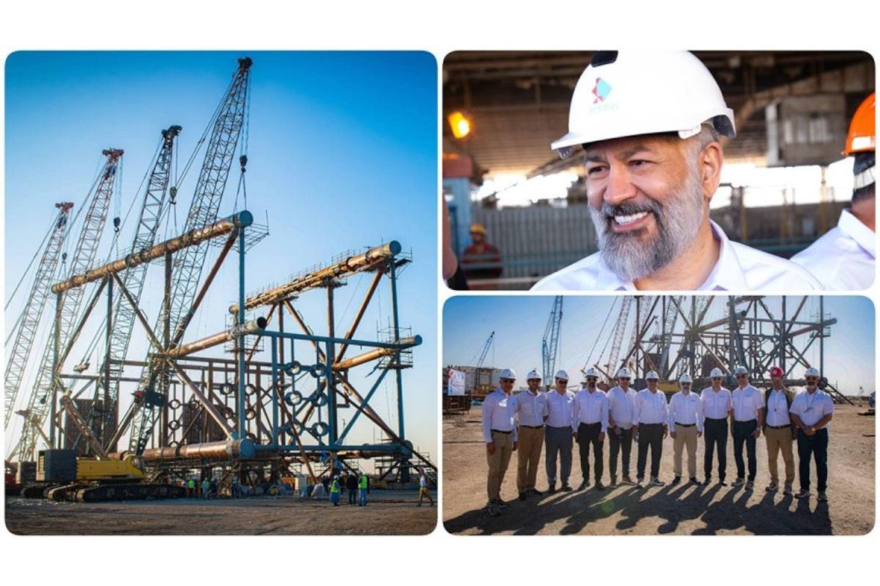 پیشرفت 84 درصد ساخت جکت طی 14 ماه | شتاب توسعه فرزاد ب، میدان گازی مشترک با عربستان