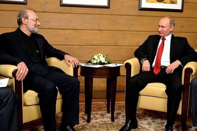 لاریجانی و پوتین در کرملین دیدار کردند