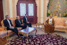لاریجانی با سلطان عمان دیدار کرد