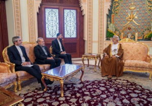 لاریجانی با سلطان عمان دیدار کرد