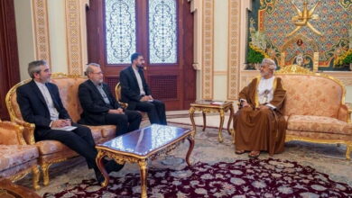 لاریجانی با سلطان عمان دیدار کرد