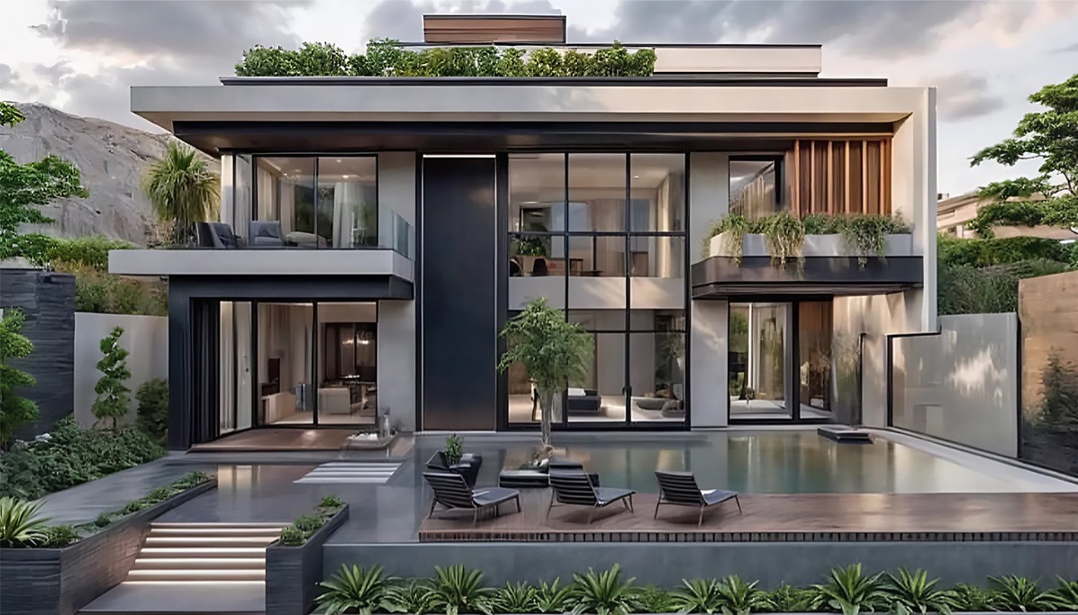 راهنمای طراحی نمای ویلا در شمال