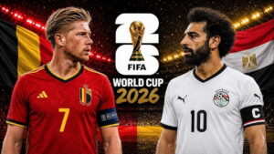 پخش زنده بازی بلژیک و مصر | جام جهانی ۲۰۲۶